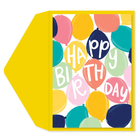 Birthday Greeting Card  - Balloons