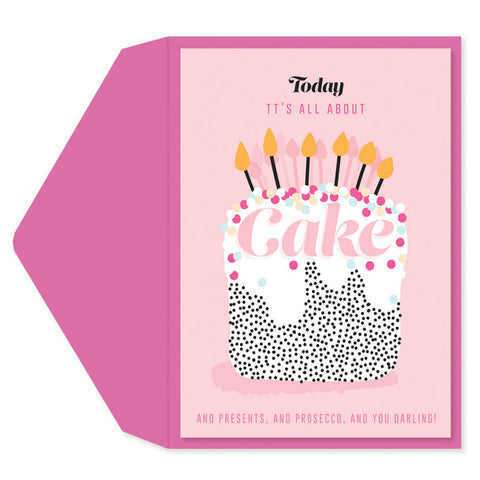 Birthday Greeting Card  - Birthday Cake