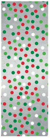 Premium Christmas Wrapping Paper - Fun Dots 25 Sq. Ft.