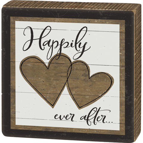 Box Sign - Happily Ever After