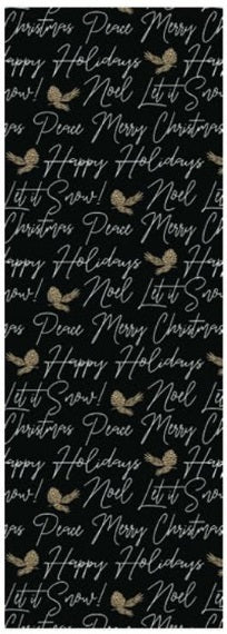 Premium Christmas Wrapping Paper - Happy Holidays 15 Sq. Ft.