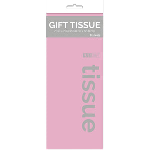 Gift Tissue - Pink Tissue Paper - 8 ct