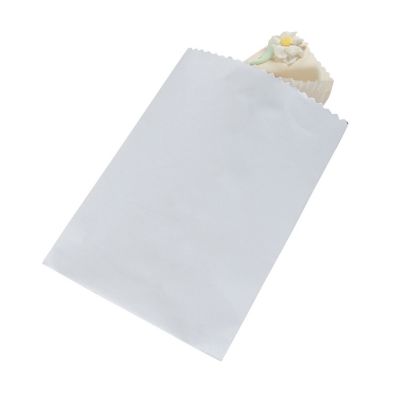 Wedding White Cake Bags - 25 count