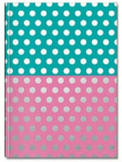 Hard Cover Notebook - Scattered Dots