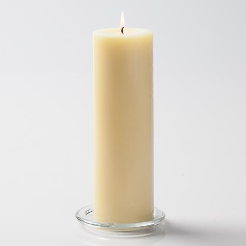 3" x 9" Pillar Candles White/Ivory