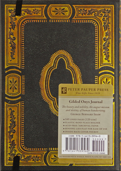 Gilded Onyx Journal