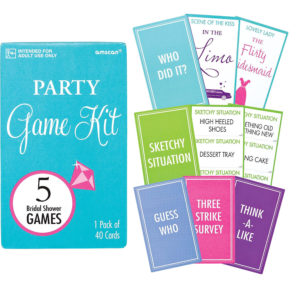 Bridal Shower Card Game Kit 40ct