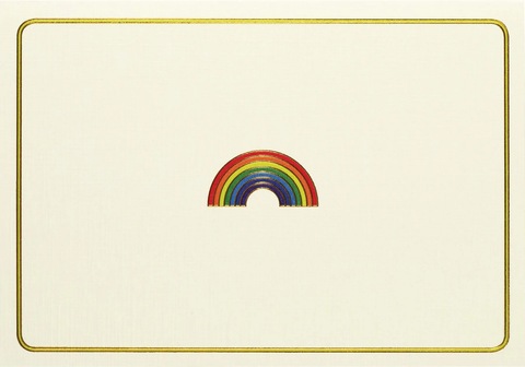 14 ct. Rainbow Note Cards