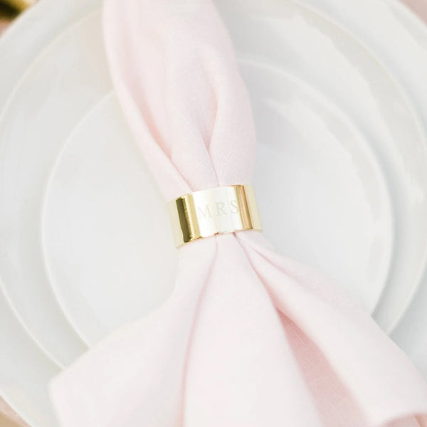 Mr. and Mrs. Napkin Rings - 2 ct.