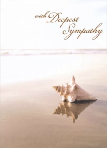 Sympathy Greeting Card - Sea Shell