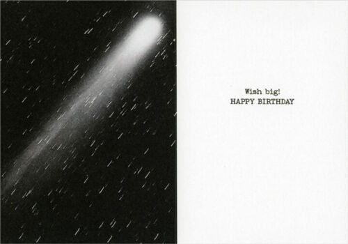 Birthday Greeting Card - Halley's Comet