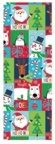 Premium Christmas Wrapping Paper - Santa and Friends 35 Sq. Ft.