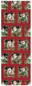 Folk Christmas Wrapping Paper - Santa Making Toys 25 Sq. Ft.