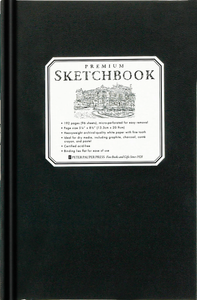 Small Black Premium Sketchbook