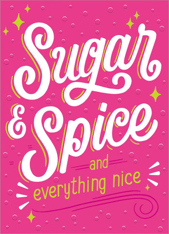 Friendship Greeting Card - Sugar and Spice