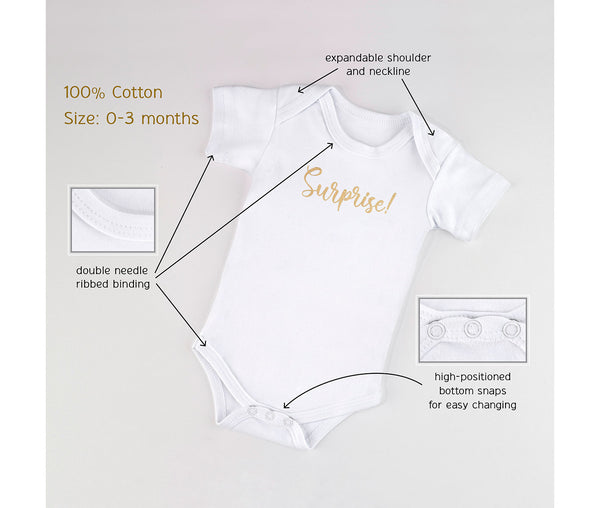 Baby Announcement Jumpsuit - Surprise!