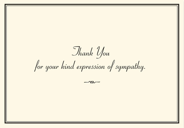 14 ct. Sympathy Thank You Notes