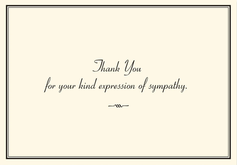 14 ct. Sympathy Thank You Notes