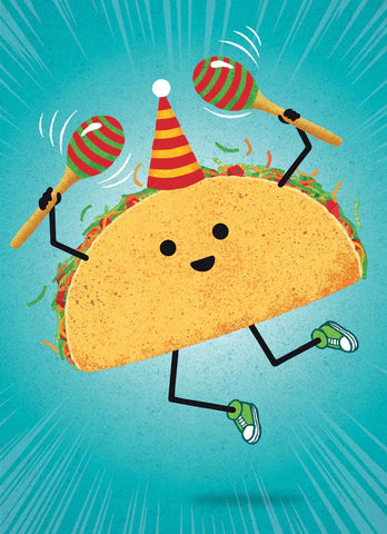 Birthday Greeting Card  - Taco Party Birthday