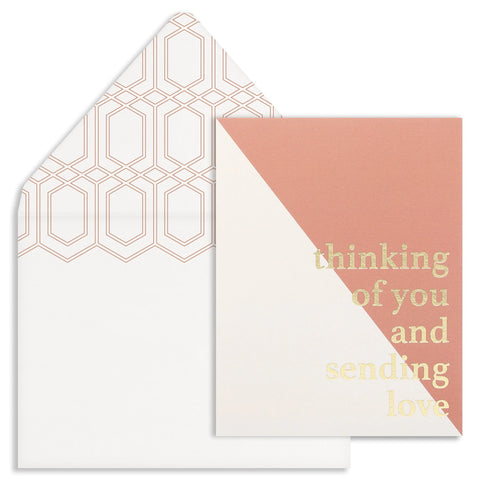 Thinking of You Greeting Card - Sending Love