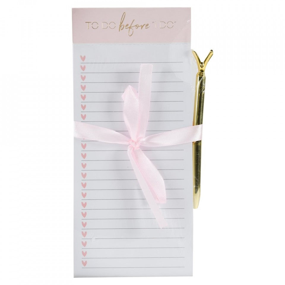 'To Do Before I Do" List Pad with Pen